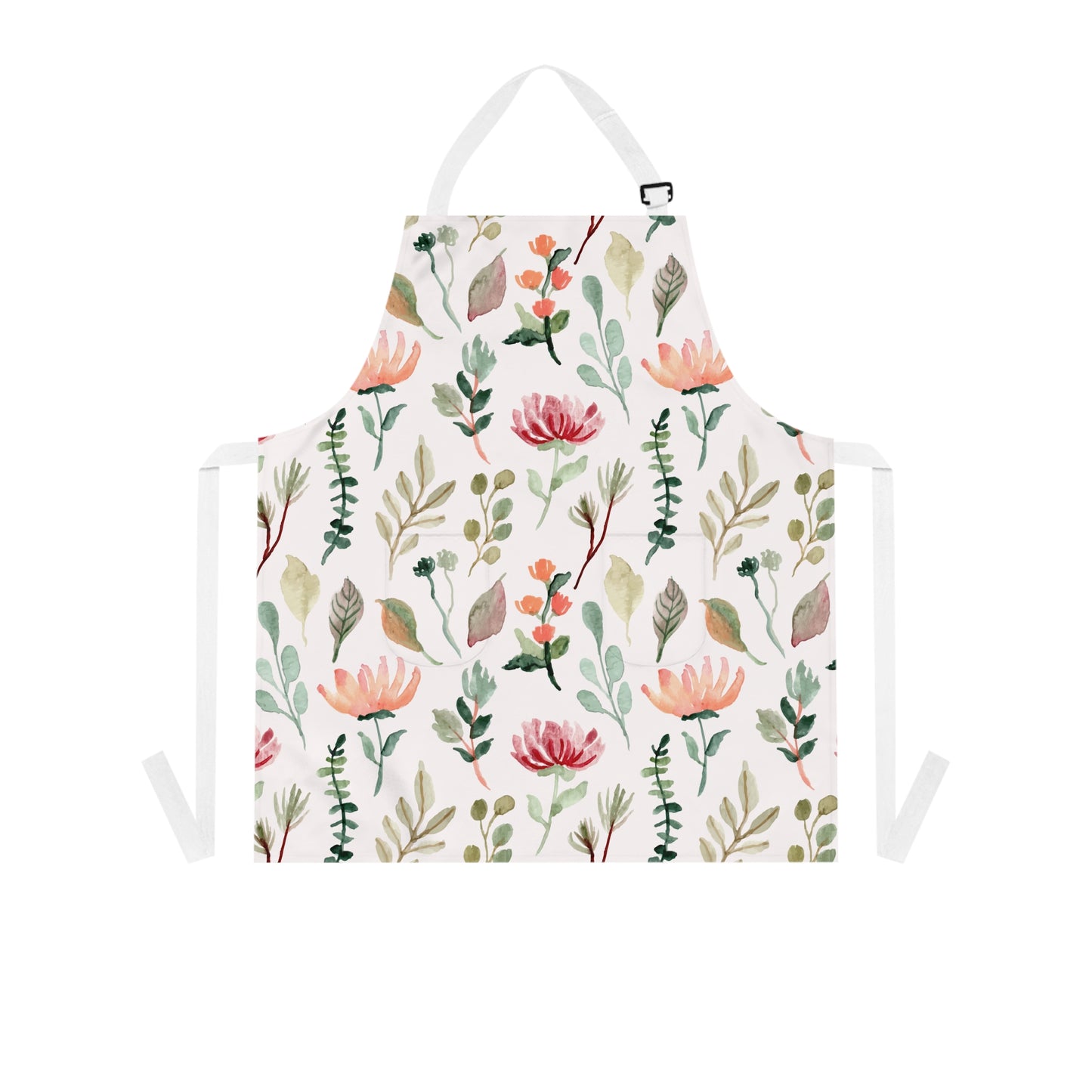 Pink Flower Apron