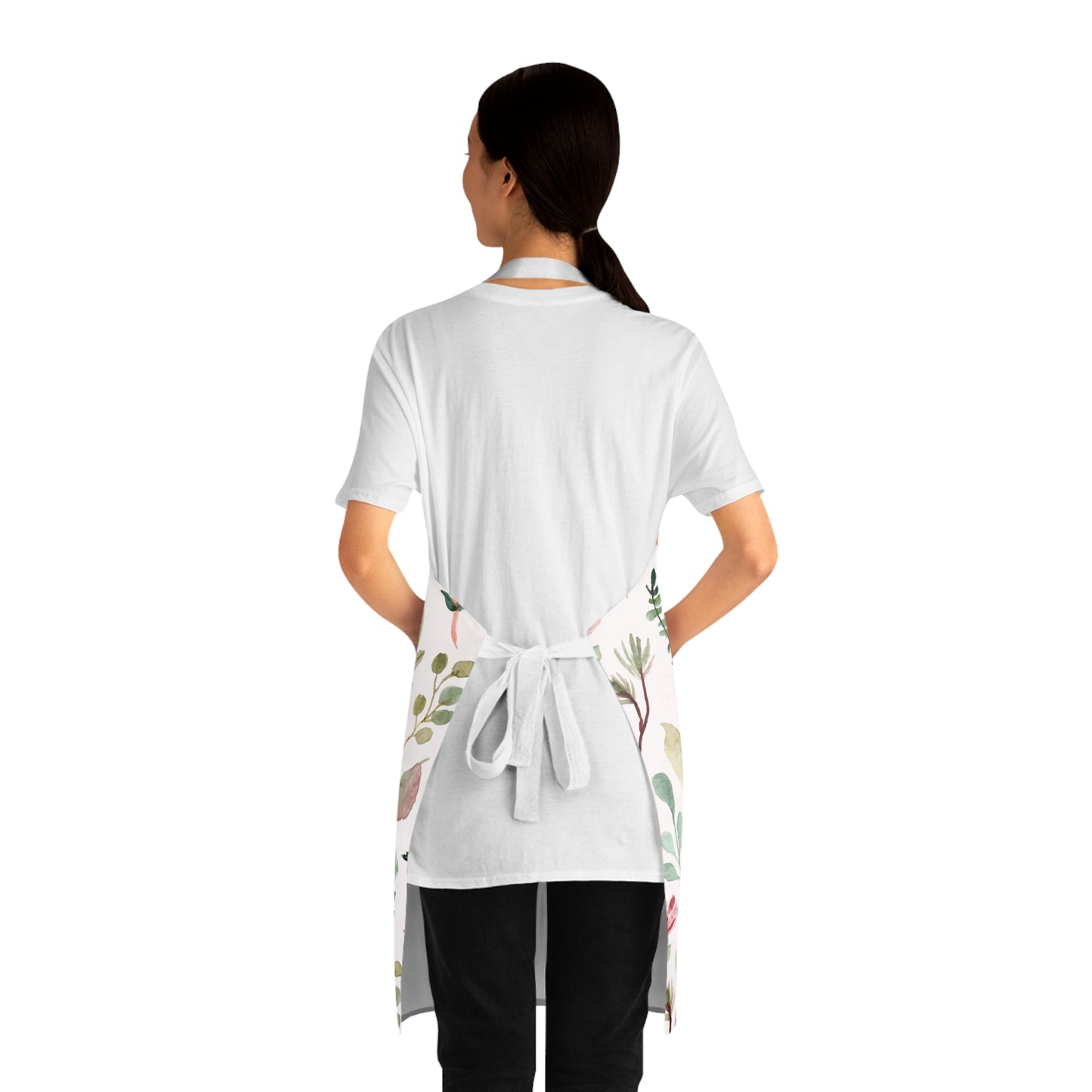 Pink Flower Apron