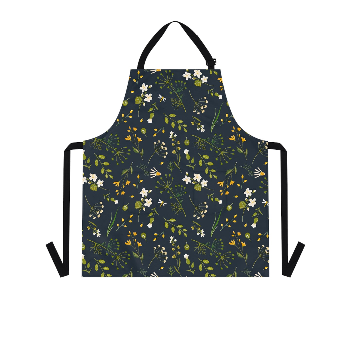 White Flower Apron