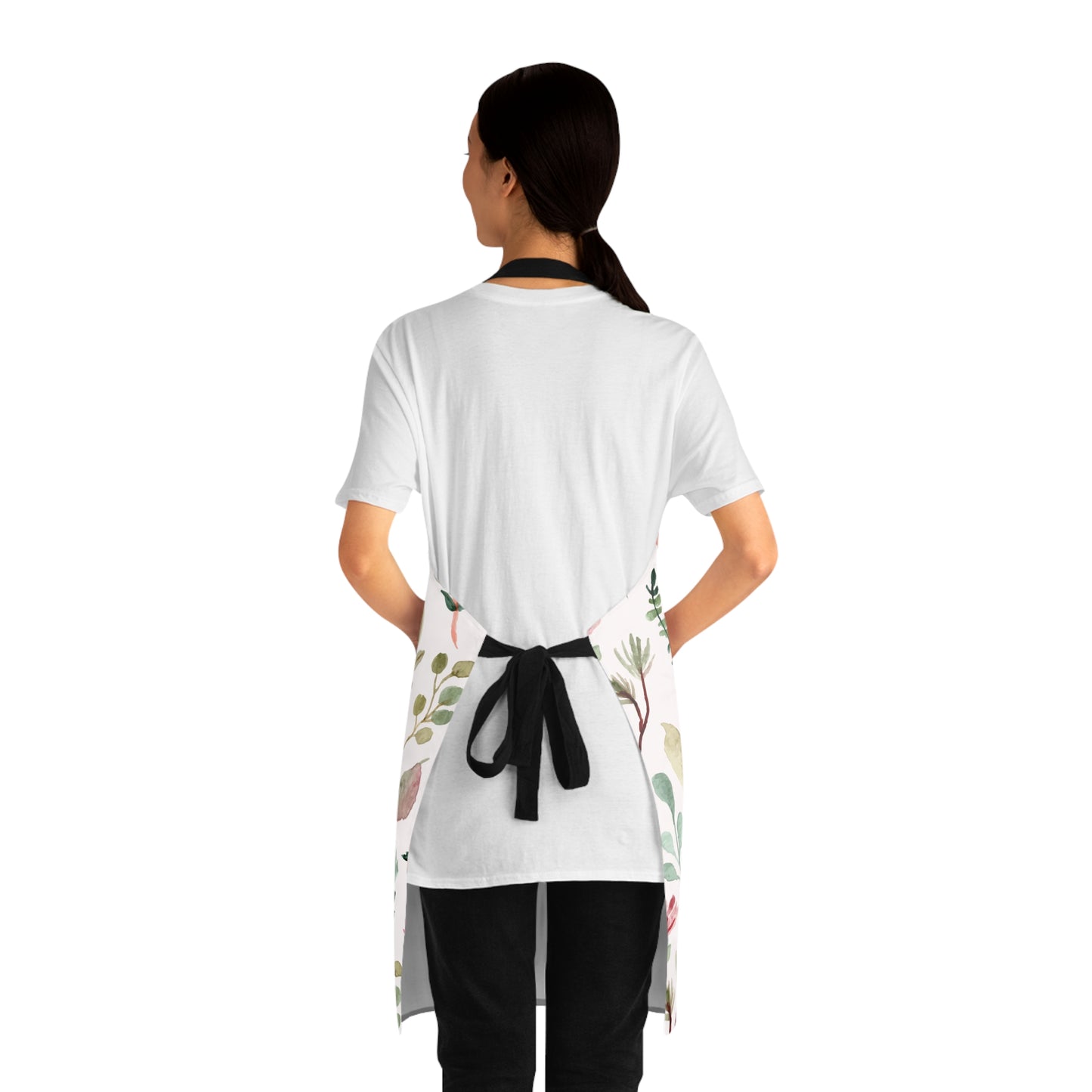 Pink Flower Apron