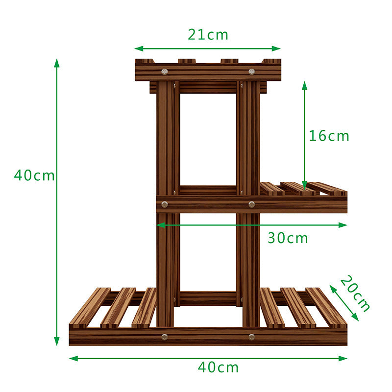 Woodland Multi-Level Plant Stand