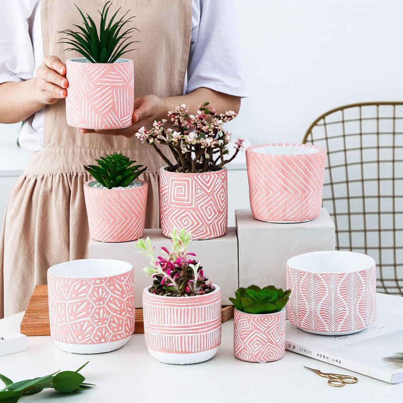 Bella Blush Pots