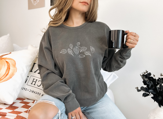 Leaves Lightweight Crewneck Sweatshirt